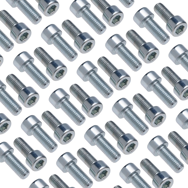 Cylindrical Head Screws M6 Strenght Sleel Class 8.8 (Pack of