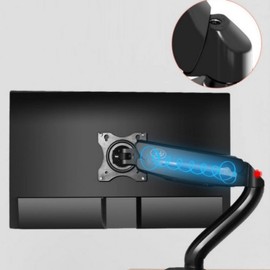 Angle Adjustable Quad Monitor Arm & Stand for Desk Space Optimization V8 2ea