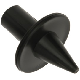W4 Pole Flanged Foot - Black, 25mm