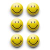 Zeller Magnet-Set Smiley 6 pcs, Metal Multi-Colour, 3 x 3