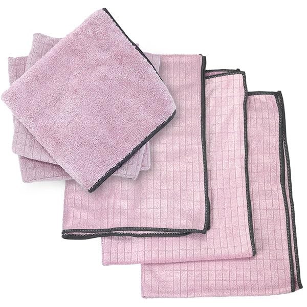 Pastaclean® Tea Towels Set (Dusky Pink) Extremely Absorbent Tea Towels,