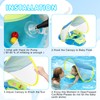 Baby Pool Float with Canopy: Baby Swimming Float with UPF50+