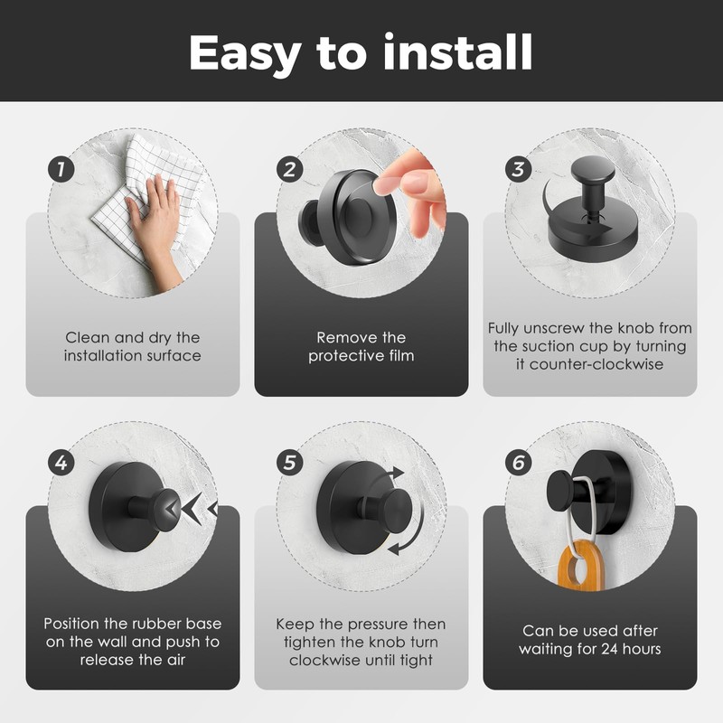 Shower Hooks for Inside Shower,Suction Cup Hooks for Glass Window,Removable