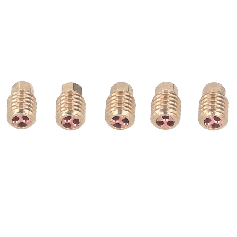 5Pcs 3D Printer Brass Nozzles Tight Connection Heat Resistant 500℃