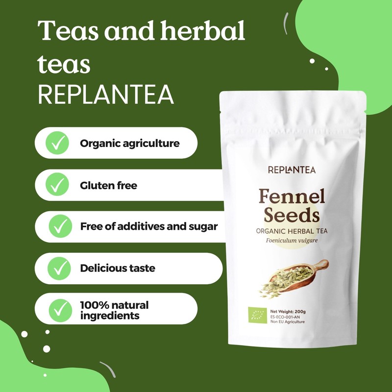 Fennel Seeds Organic 200g (100 Cups) | Organic Fennel Tea,