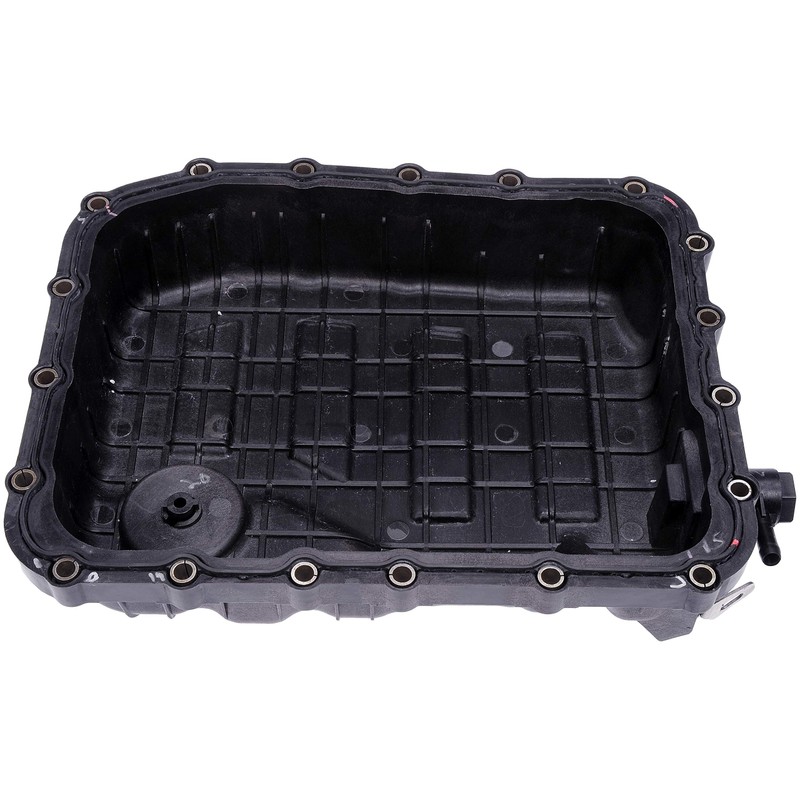 Transmission Pan With Drain Plug And Gasket