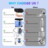 6 Pack Automatic Soap Dispenser,20oz/600ml Wall Mount Commercial Liquid Soap