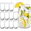 16 oz Can Shaped Glass Cups, Set of 12 Beer