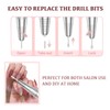 Portable Nail Drill, Electric Nail File, 35000 RPM Professional Rechargeable