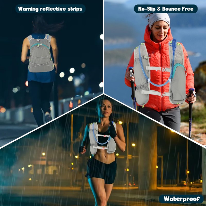 Hydration Running Backpack Lightweight with 2L Water Bladder Water Backpack