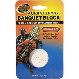 Zoo Med Aquatic Turtle Banquet Block , 0.5 Ounce (Pack of 1)