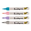folia 1729 Brush Pens, Set of 4 Pastel Brush Pens