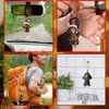 Pack of 7 Dachshund Christmas Tree Decorations Cute 2D Acrylic