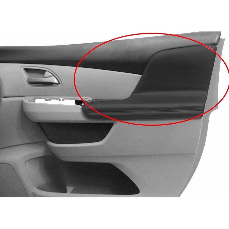 NLQR 2pcs Door Panel Armrest Cover Black Left and Right