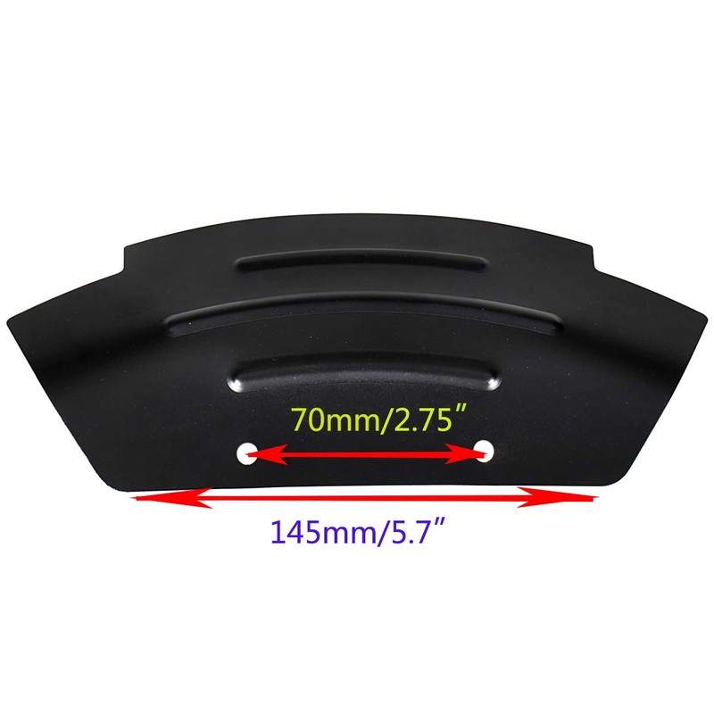 Black Lower Triple Tree Wind Deflector for Victory Cross Country