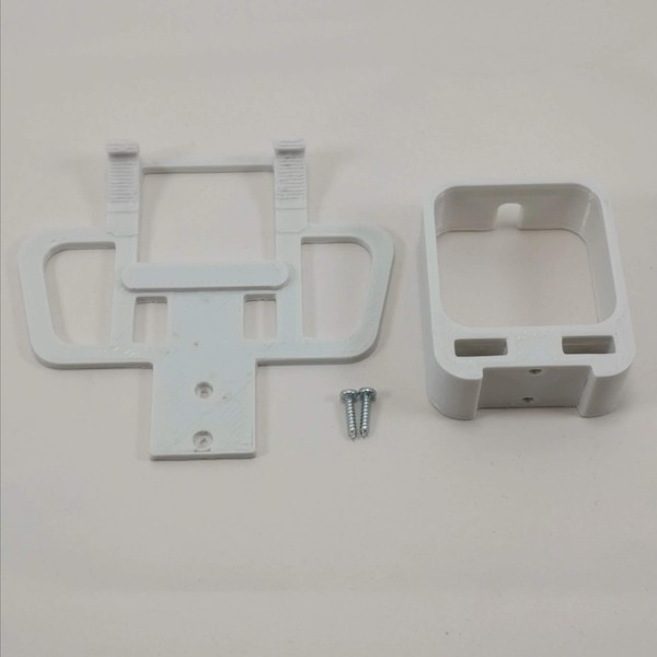 Echo Show 5 Plug Bracket Plug Mount (Angled, White)