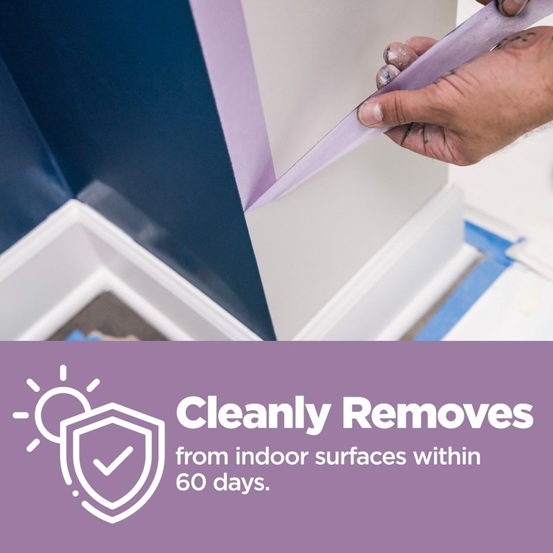 Scotch Delicate Surface Painter's Tape, Purple, Masking Tape Protects Delicate