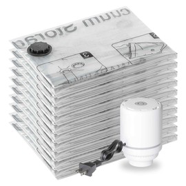 SUOCO 10 Small Vacuum Storage Bags with Electric Pump, Space Saver Bags, Compression Airtight Sealer Bags for Travel, Clothes, Pillows, Comforters, Blankets