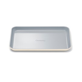 Caraway Nonstick Ceramic Small Baking Sheet (9x13”) – Non-Toxic, PTFE & PFOA Free – Oven Safe – Aluminized Steel Core – Mini Sheet Pan for Baking, Roasting & More - Cream