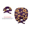 JoyLamoria Novelty Printed Cap with Sweatband Women Men Adjustable Tie