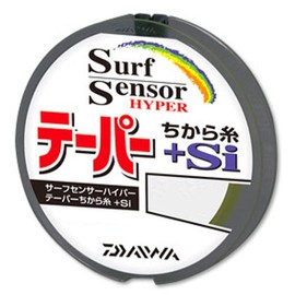 ダイワ(DAIWA) 投釣り力糸 サーフセンサーハイパーテーパー力糸+Si 0.6-6号 12m×3 イエロー