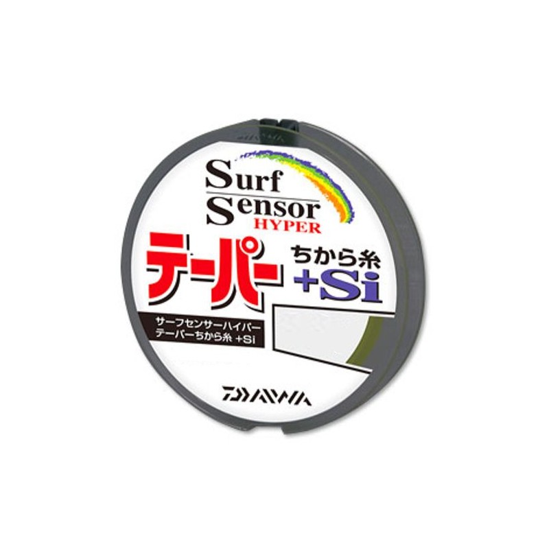 ダイワ(DAIWA) 投釣り力糸 サーフセンサーハイパーテーパー力糸+Si 0.6-6号 12m×3 イエロー