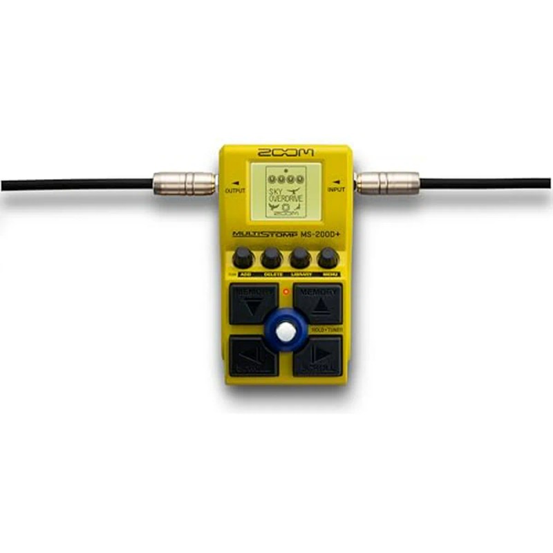Pedal De Efectos Para Guitarra Zoom Ms-200d+: 200 Distorsion