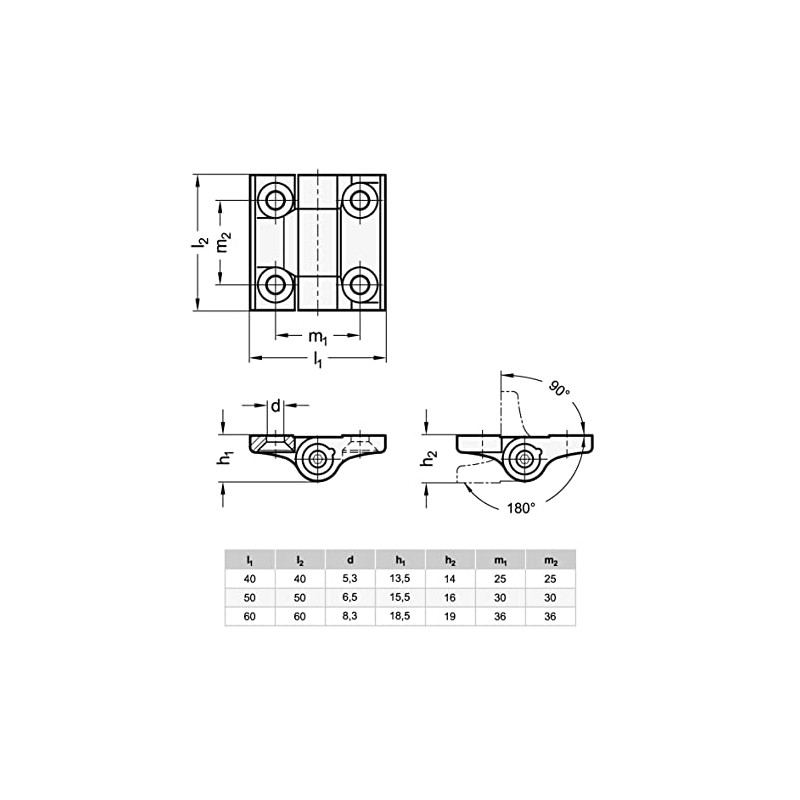 Ganter Normelemente | Hinges | Adjustable Friction | Adjustable Torque