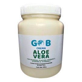 Crema De Aloe Vera Ozonizada - Gob - 450 G Todo Tipo De Piel
