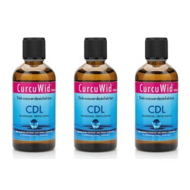 3 x CurcuWid CDL/CDS 0.3% chlorine dioxide solution.