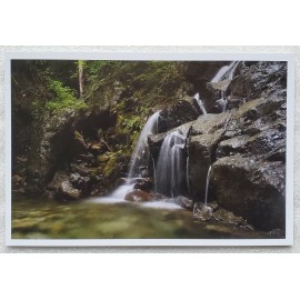 Homemade Real Photo Postcards Keene Valley Waterfall Adirondack Mountains NY W/ Stamp (6)