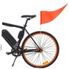 Abaodam 2Pcs Bike Safety Flags High Visibility Cycling Flags for