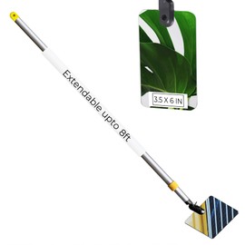 Extend A Vue Inspection Mirror Telescoping Pole, Lightweight & Durable, 4 ft - 8 ft Pole, 3.5 x 6 inch Acrylic Mirror