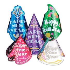 Champagne Hat Assortment (asstd colors), 50 Hats Per Package