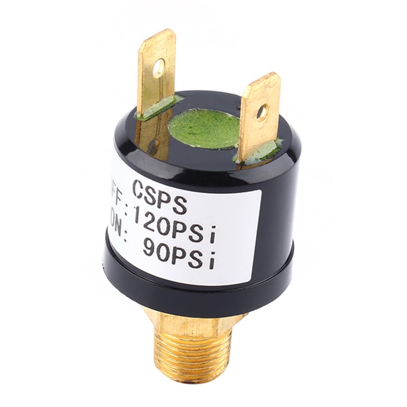 Luatoxry 90-120 PSI Air Pressure Switch, 1/8-27NPT Pressure Switch Replacement,