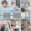 KEWAYO 8pcs Child Safety Lock Transparent Anti-Opening Multi-Functional Soft Strap