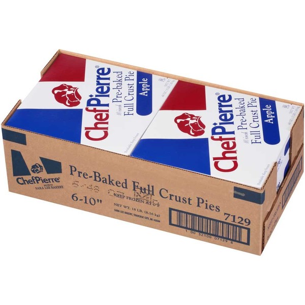 Sara Lee Chef Pierre Pre Baked Apple Full Crust Pie,