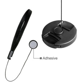 Lens Cap Center Pinch for Panasonic LUMIX DMC-G6 (58mm) + Lens Cap + Microfiber Cloth