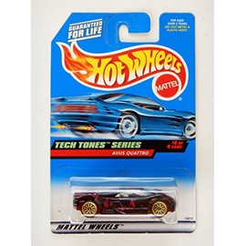 Hot Wheels 1998 748 red AVUS QUATTRO TECH TONES SERIES 4 of 4 1:64 Scale Die-cast Collectible Car