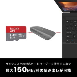 SanDisk Ultra SDSQUAC-512G-GH3MA UHS-I Class 10 microSD Card