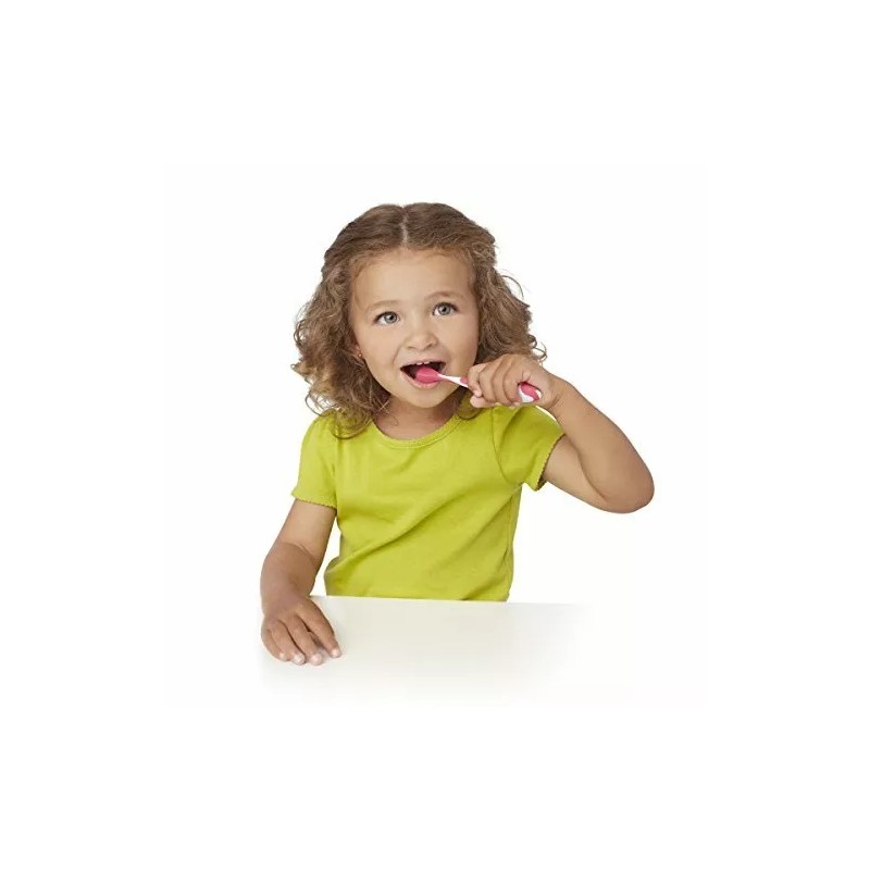 NUK Grins & Giggles 3-Sided Toothbrush, Infant, Colors May Vary