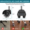 TICONN Office Chair Caster Wheels 2" Dual Wheels Set of