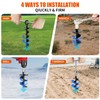 Ground Anchor Screw in, 4 Pack Spiral Trampoline Anchors with
