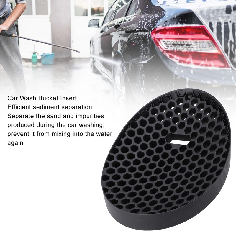 Efficient and Rugged Car Wash Bucket Insert for Dirt and