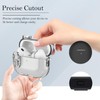 KZIOACSH Clear Case for AirPods 4th Generation/AirPods 4, Full-Coverage Shockproof