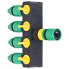 Water Hose Splitter ABS Material 4 Way Stainless Durable Garden