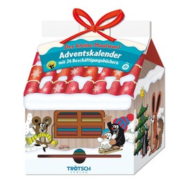 Trötsch Der kleine Maulwurf Adventskalender Haus mit 24 Minibüchern: Weihnachtskalender Pauli