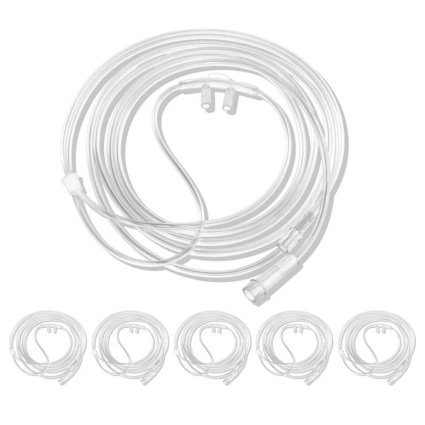 Branded 5 Pack Soft Nasal Oxygen Cannula for Adult -