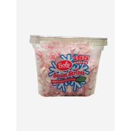 Bob's Sweet Stripes Soft Peppermint Christmas Candy, 28.4oz Tub (165 CT)