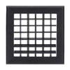 PATIKIL 6x6 Inch Plastic Ventilation Grille, Adjustable Outlet Air Vent